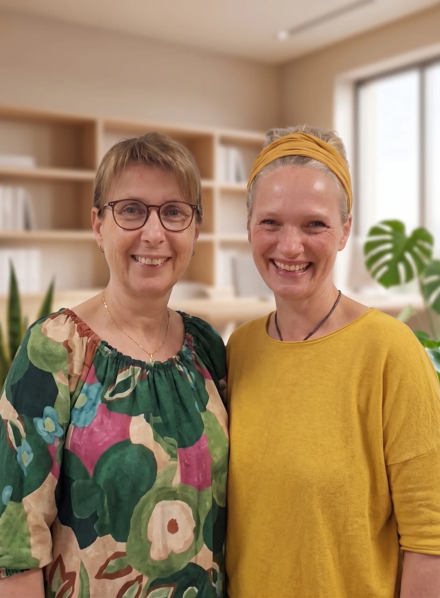 Viola Altmann und Monika Hamann von Marte Meo Kraichgau
